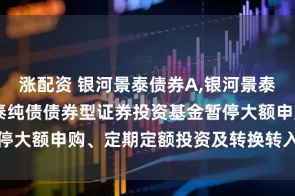 涨配资 银河景泰债券A,银河景泰债券C: 银河景泰纯债债券型证券投资基金暂停大额申购、定期定额投资及转换转入业务的公告